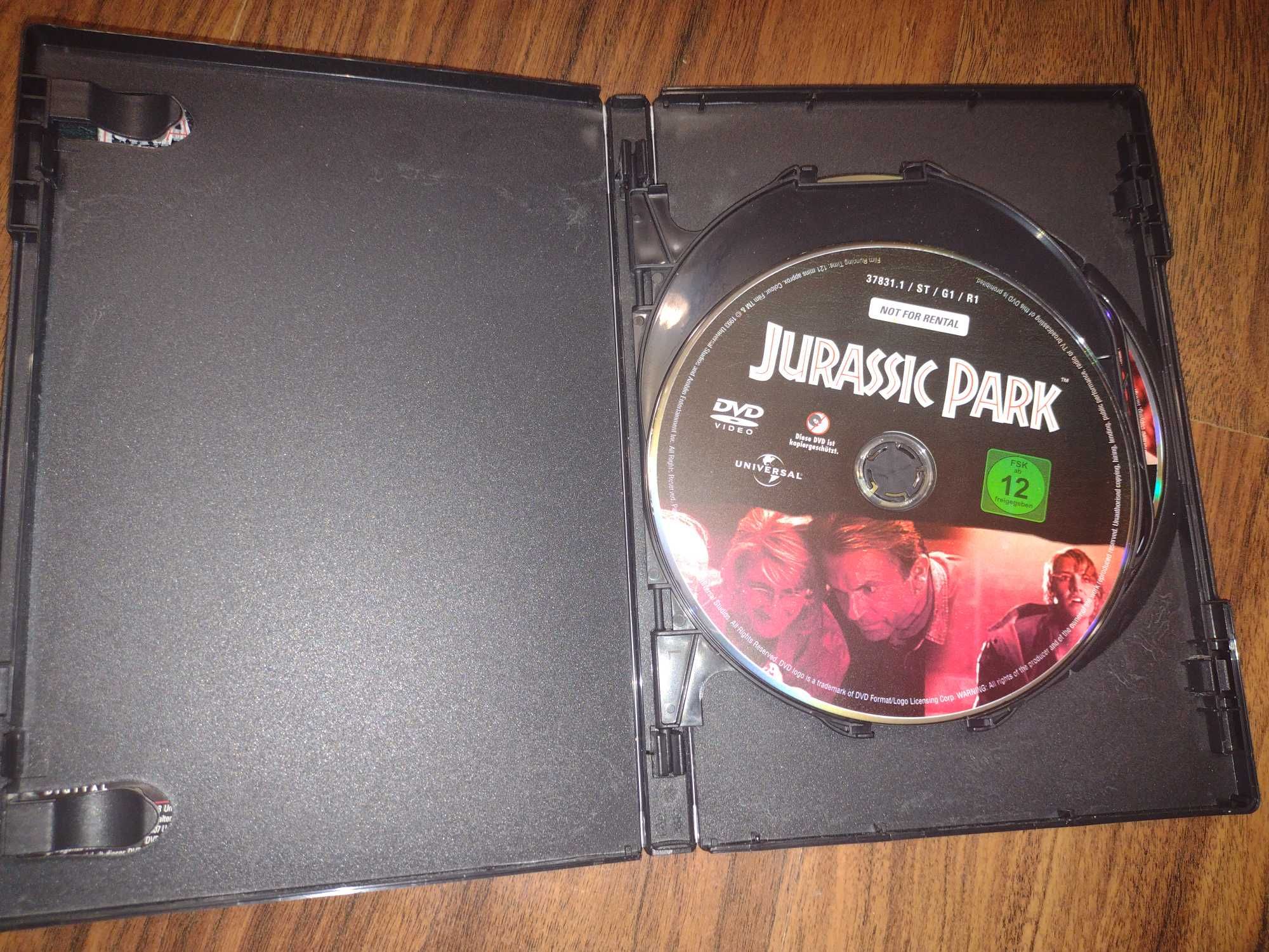 Park Jurajski 1 - 3  Jurassic Park 3 x DVD,