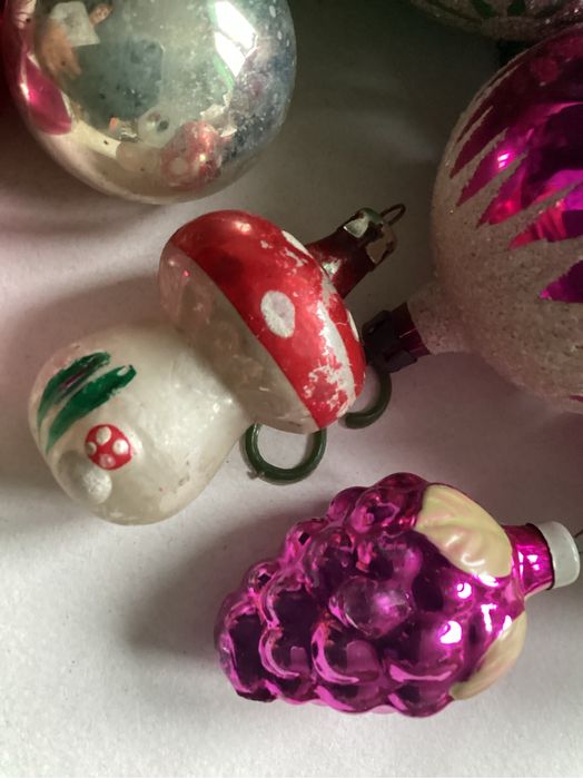 Bombki choinkowy z lat PRL Vintage