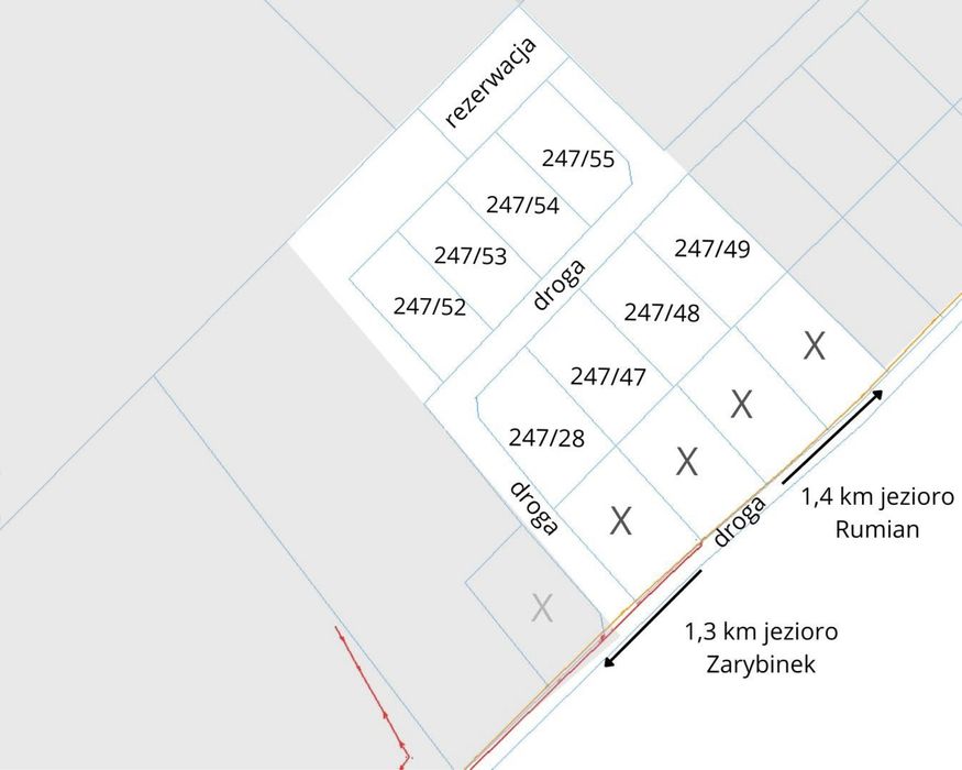 Działki Mazury-Rybno W Z