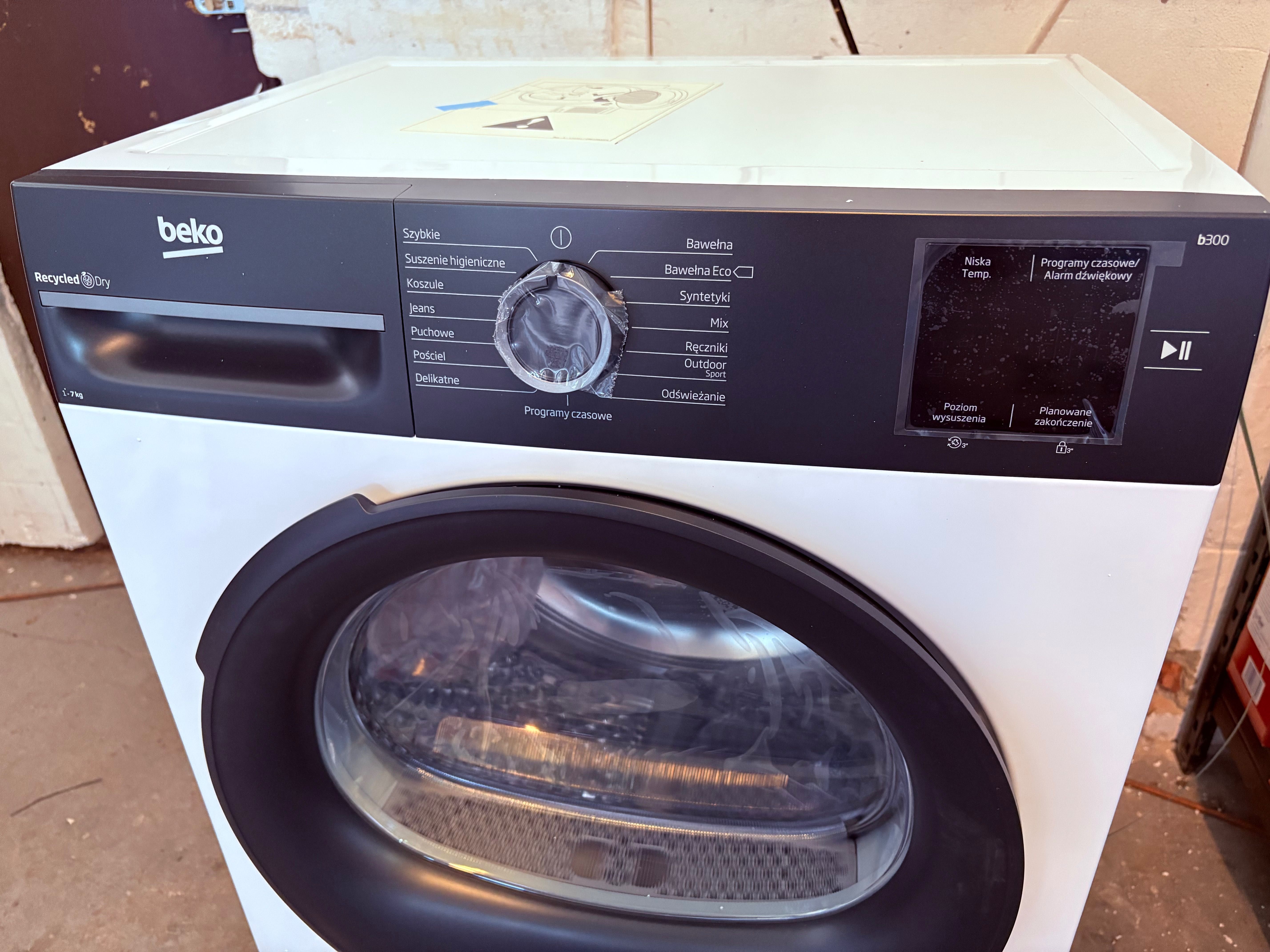 Suszarka slim BEKO BM3T37239WAR b300 z pompą ciepła 7kg AquaWave