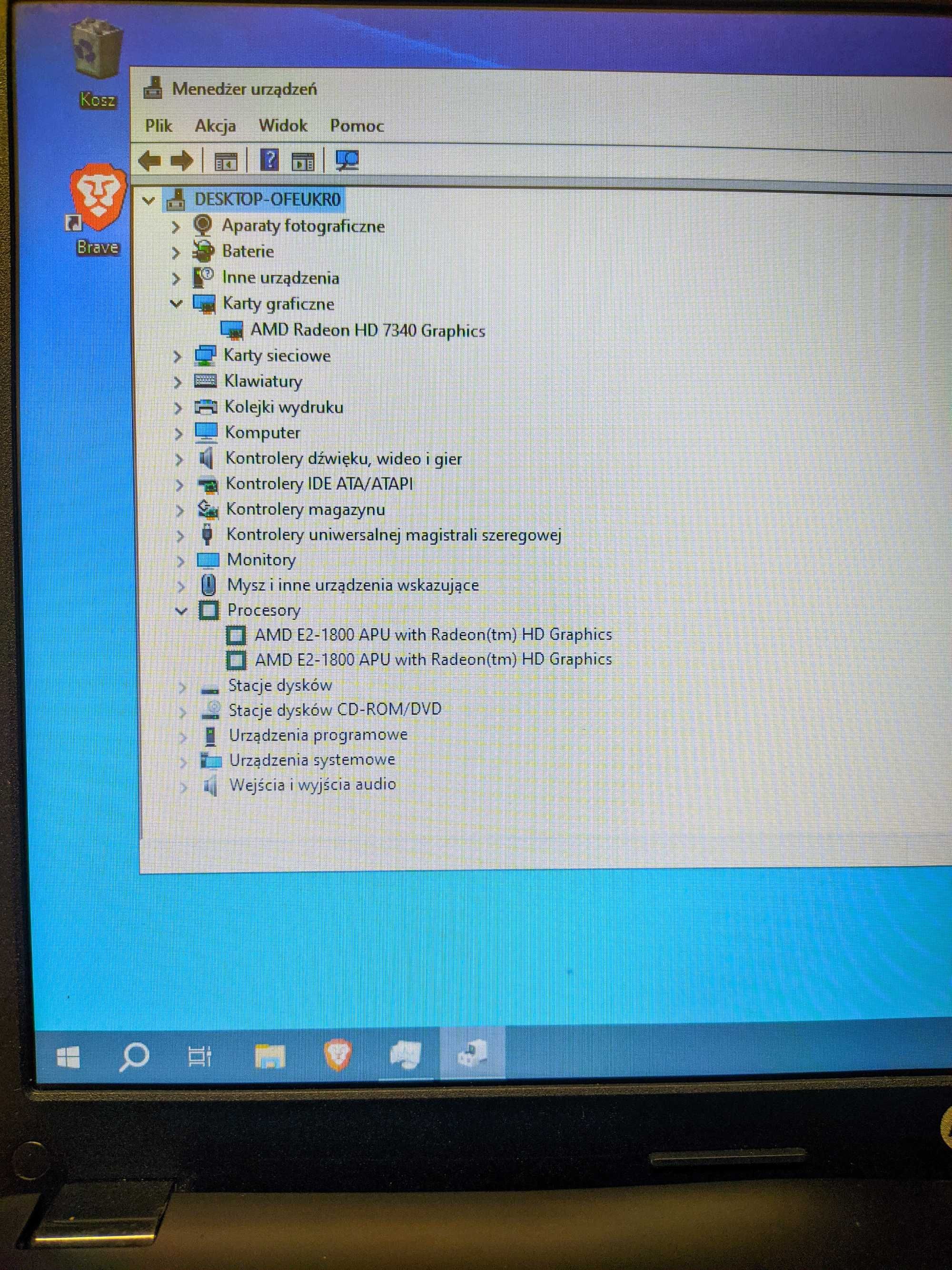 Laptop HP 655 po serwisie czyszczącym