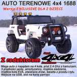 Jeep na akumulator dwuosobowy JEEP 4X4 na akumulator PLECAK, POKROWIEC