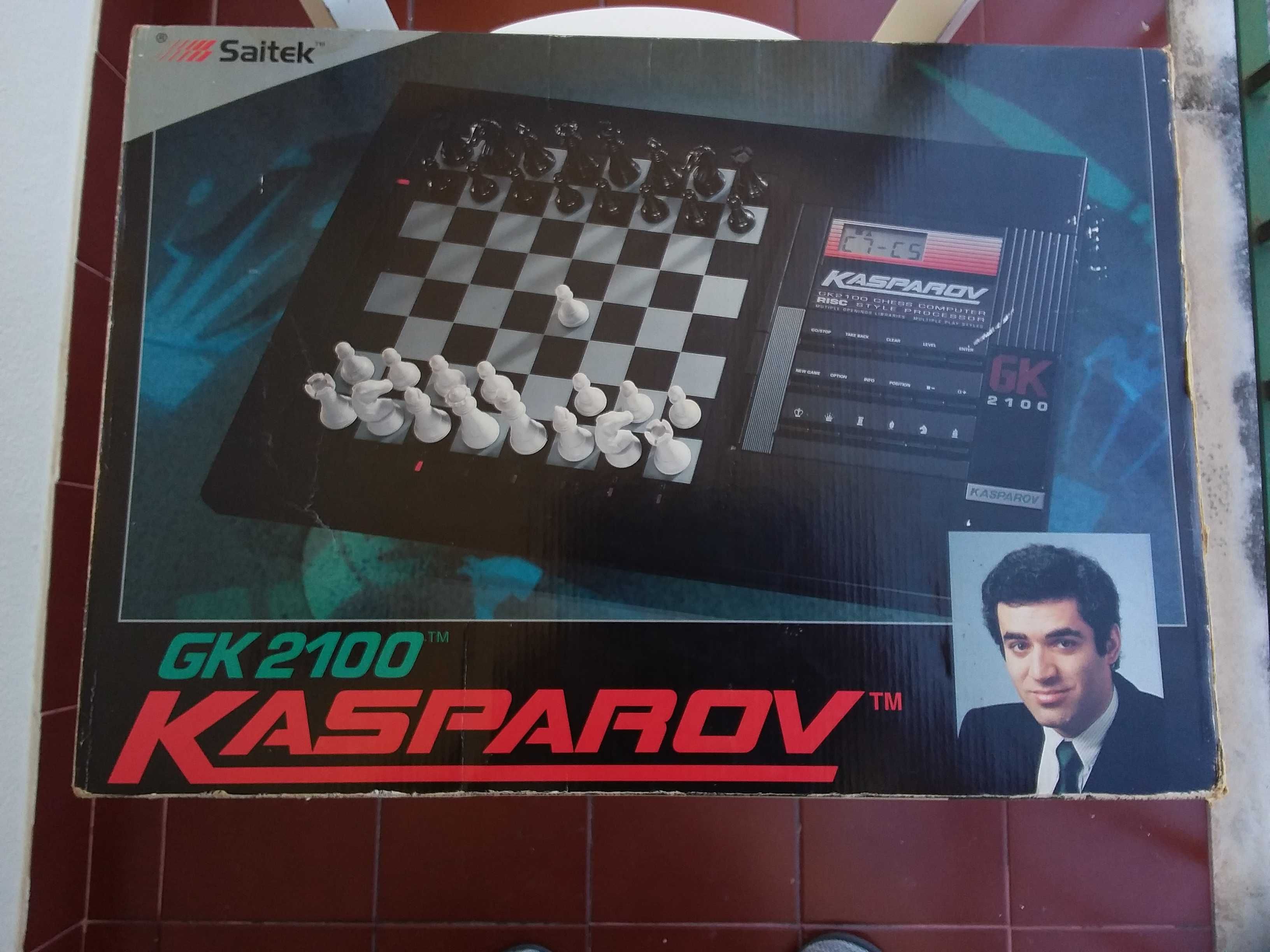 Computador Eletronico de Xadrez Garry Kasparov 2100 com 64 niveis