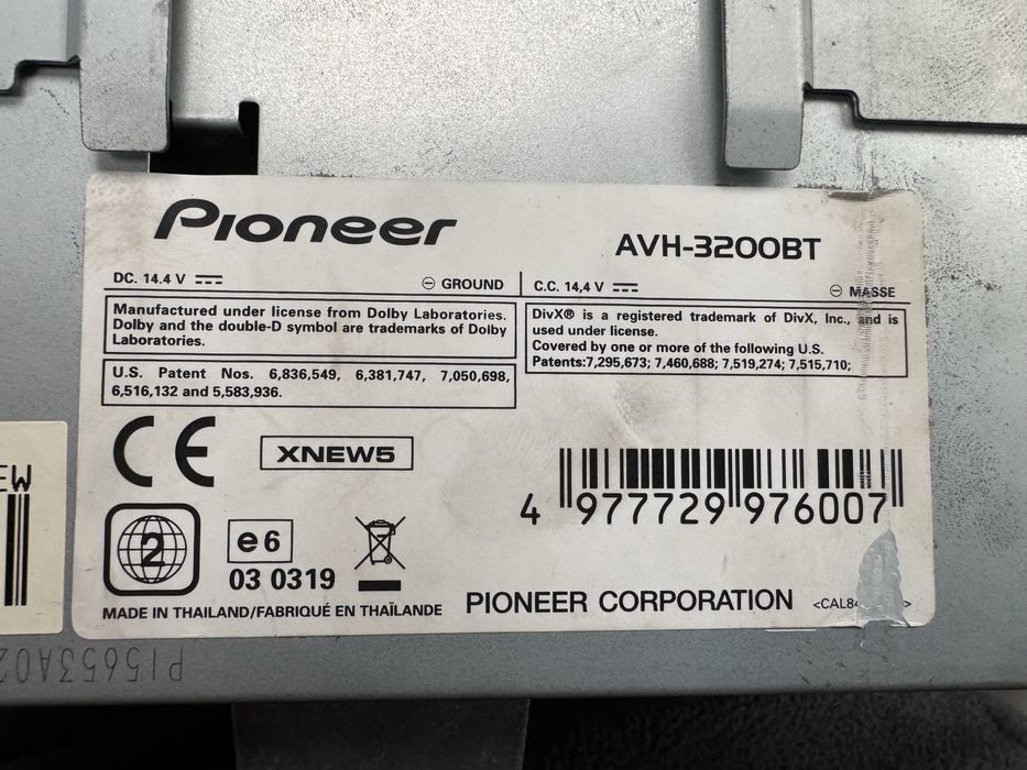Radio 2din Pioneer AVH-3200BT