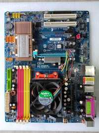 Płyta główna Gigabyte GA-M55S-S3 + Procesor + Radiator