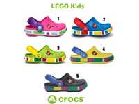 Новые! Кроксы детские на девочку и мальчика Лего Кидс Crocs LEGO kids!
