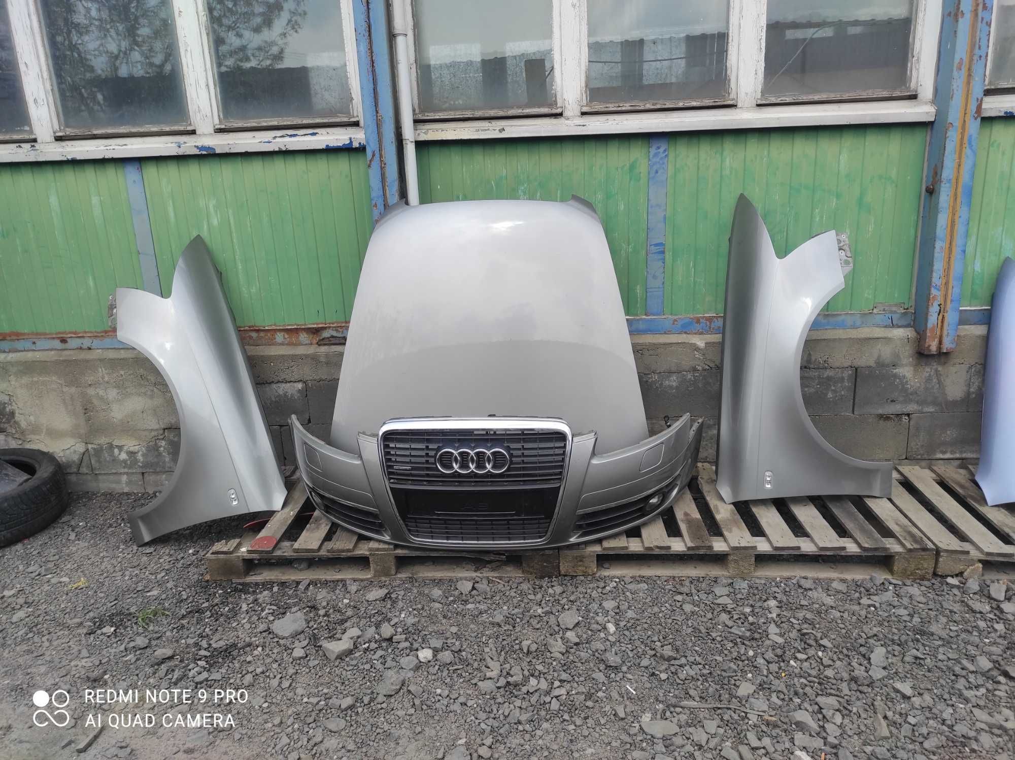 Audi A6 C6 LY7Q maska błotnik zderzak Xenon lampy Xenon