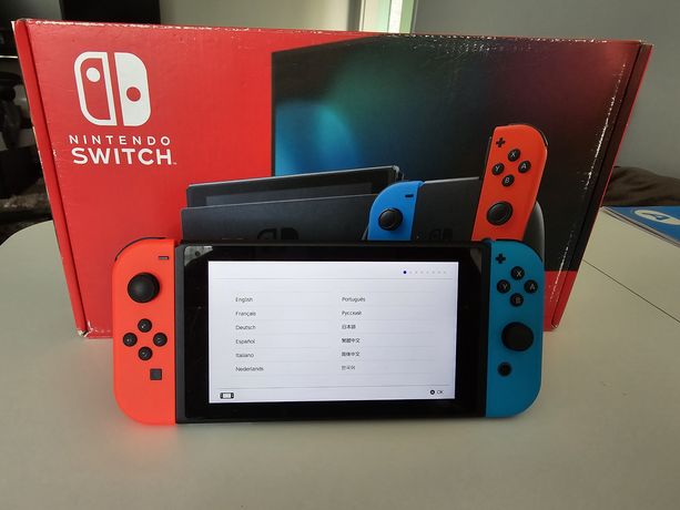 Nintendo Switch V2 komplet + dowóz