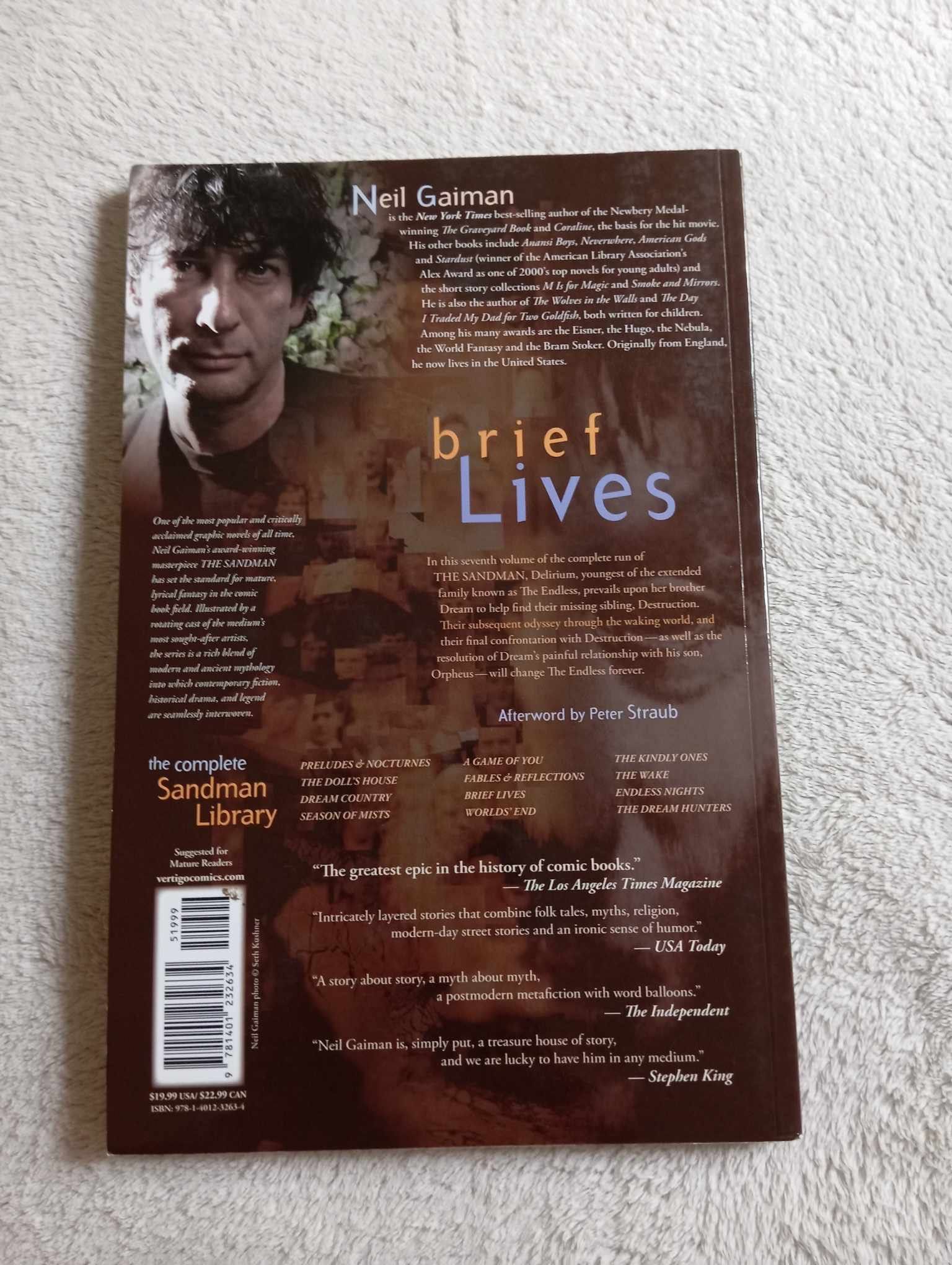 Sandman vol.7 Brief Lives TPB Neil Gaiman Vertigo
