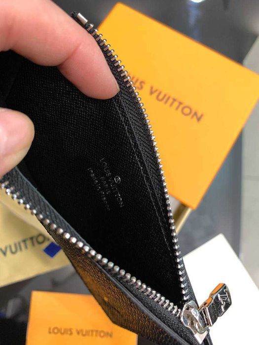 Кардхолдер Луи Виттон черный кошелек Louis Vuitton картхолдер LV