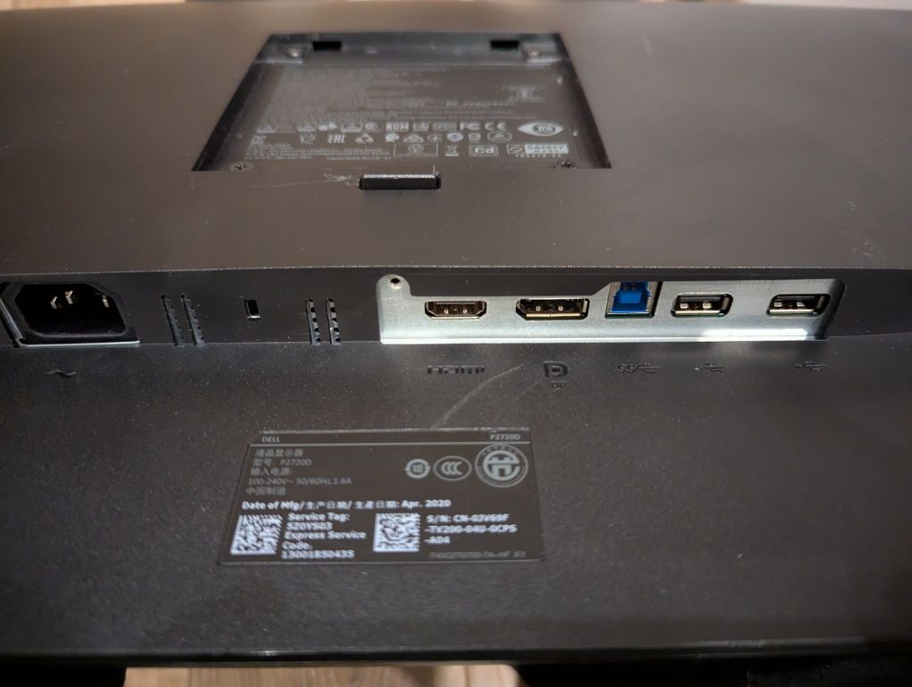 Монітор Dell P2720D, 27, 2K