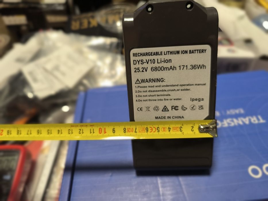 bateria de iões de lítio recarregável compatível com aspiradores Dyson