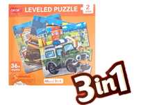 Puzzle układanka magnetyczna w książce