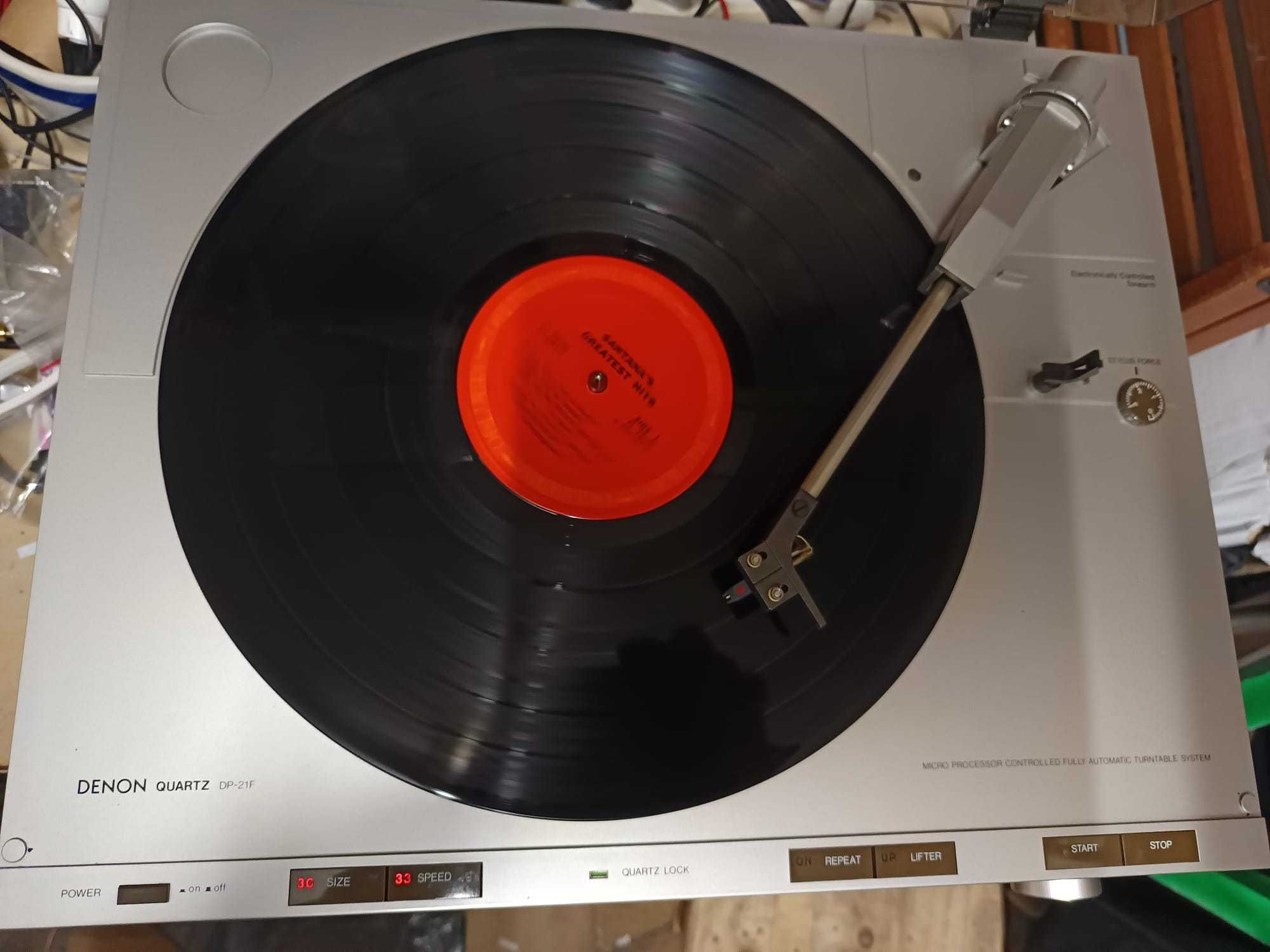Amplituner Toshiba SA-735 gramofon demon quartz DP-21F