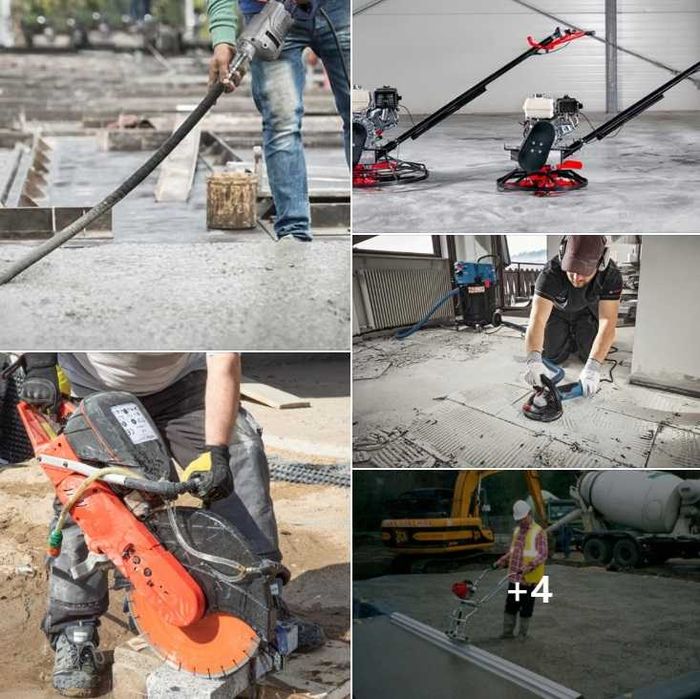 Zacieracza Przecinarka Wiertnica Szlifierka Łata Wibracyjna do betonu