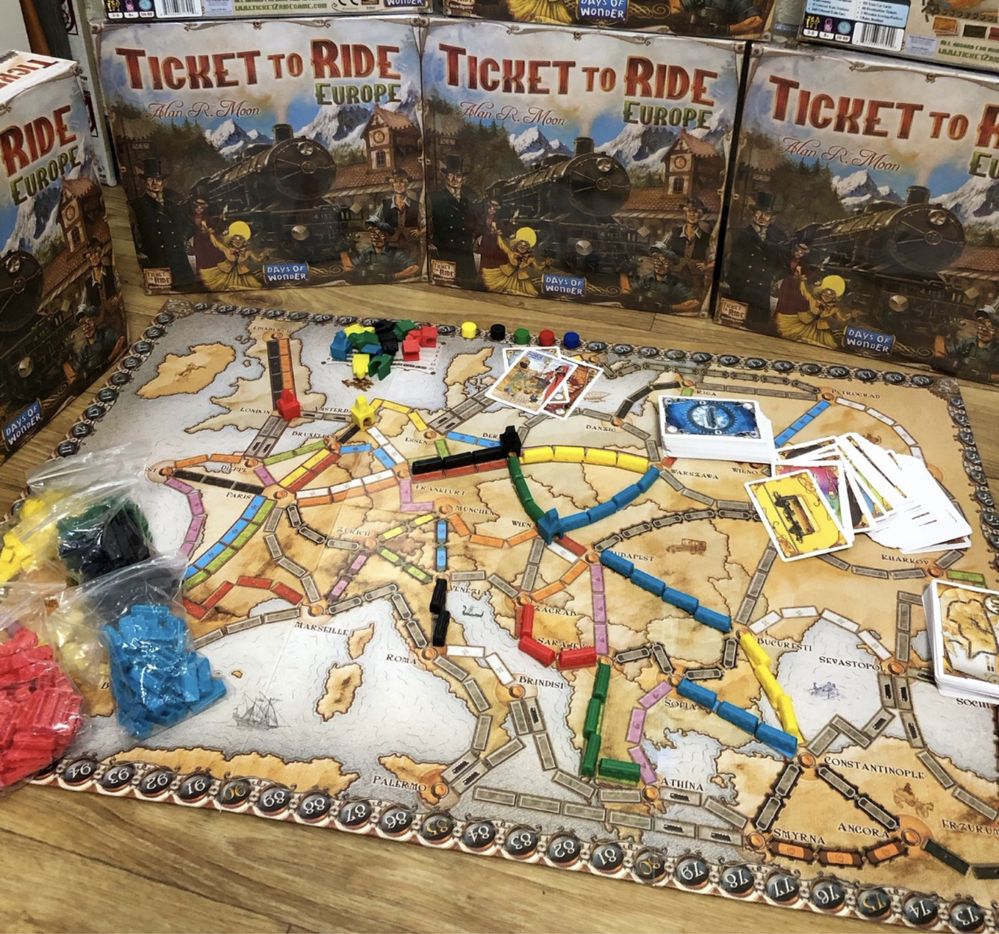 ХіТ! Ticket to ride Европа (Билет на поезд, Квиток на потяг Європа)