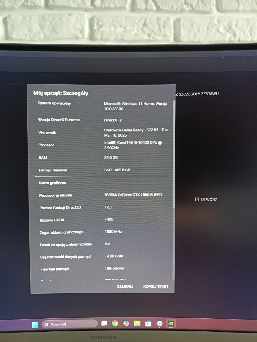 Komputer stacjonarny Lenovo IdeaCentre G5 + Monitor Samsung LC27F591