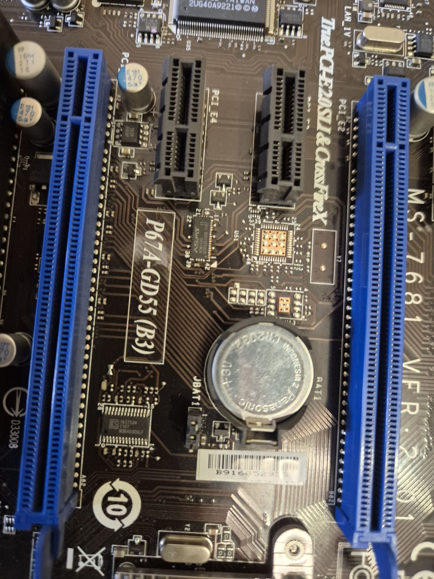 Комплект мат.плата P67A-GD55 (B3) + i3 3240 + кулер та DDR3 8g 1600мГц