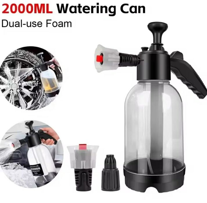 Піногенератор Xiamen для автомийки помповий розпилювач 2 л Чорний