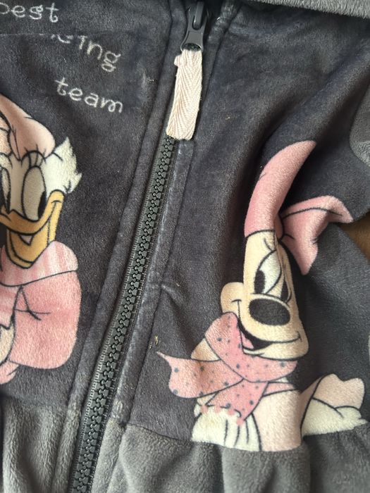 Bluza szara dla dziewczynki z myszka mini i daisy 74 Disney Baby