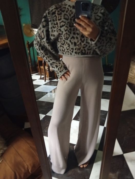 Костюм Zara в'язаний з палаццо