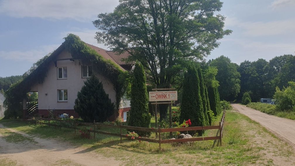 Agroturystyka nad jeziorem  Owink-Swornegacie
