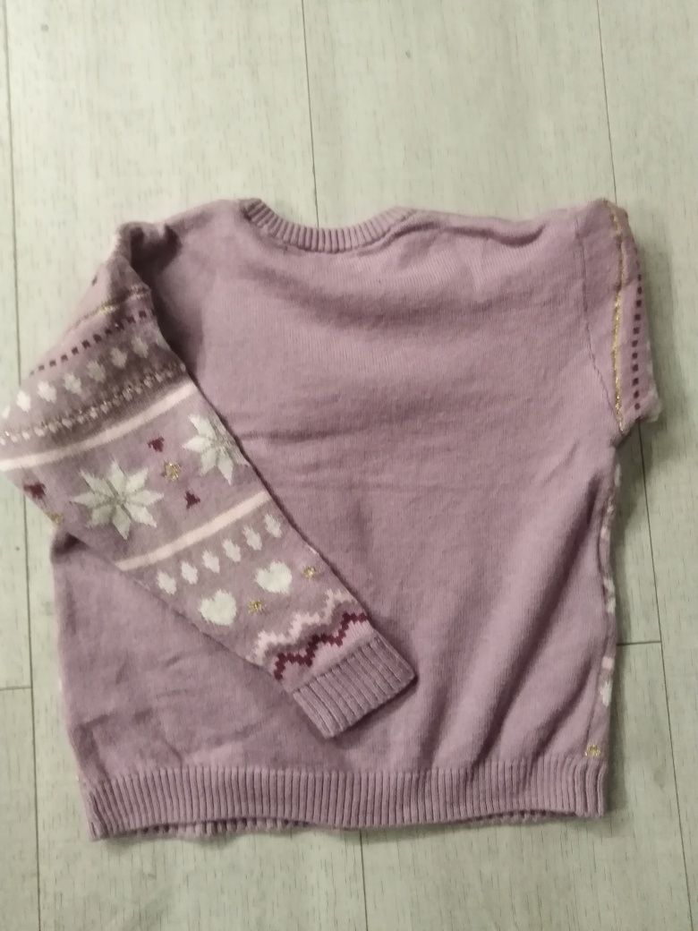 Sweter świąteczny h&m 104