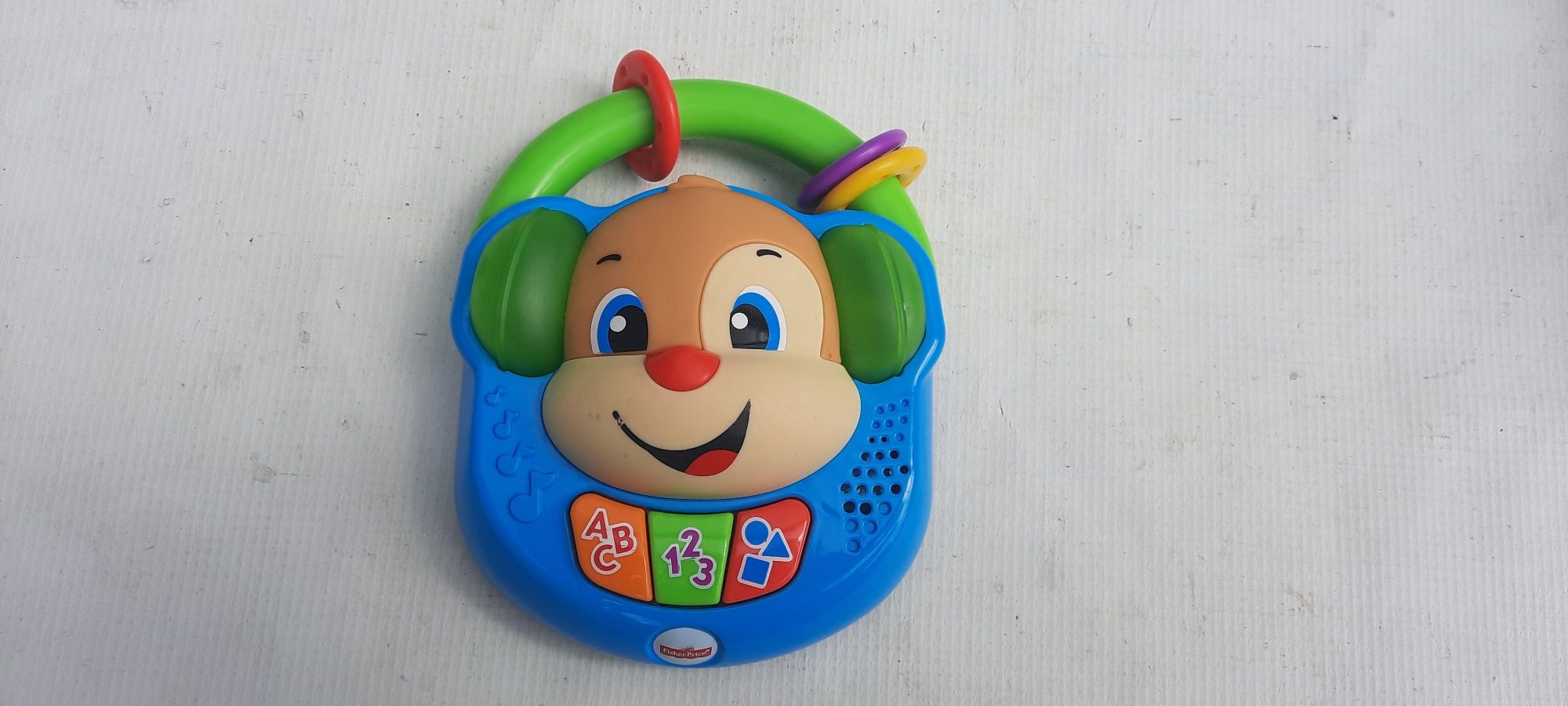 Fisher Price Smily play zabawki odtwarzacz muzyczny tablica edukacyjna