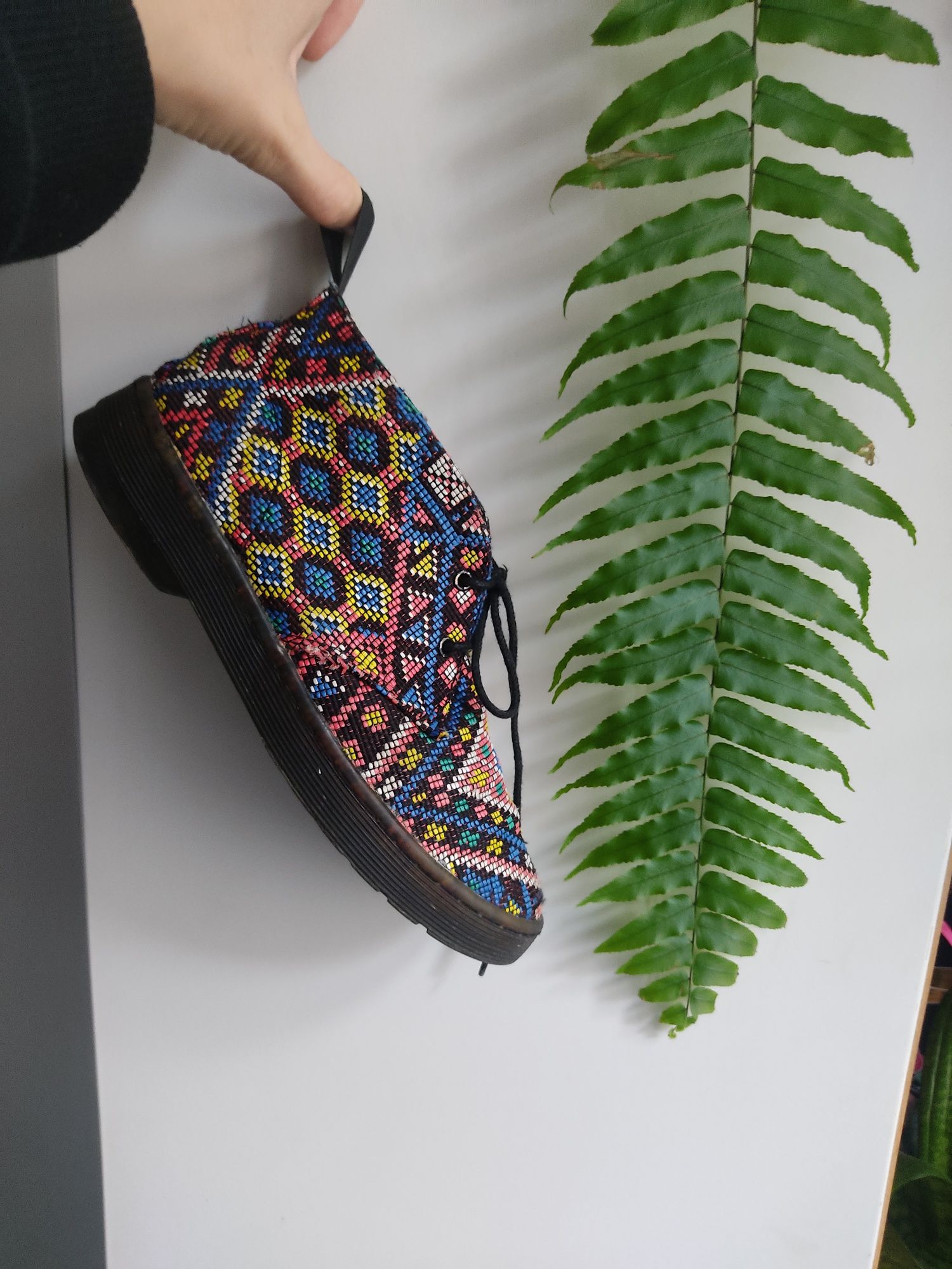 Dr. Martens 1461 Daytona r 37, Aztecki wzór, folk, etno, boho, vintage