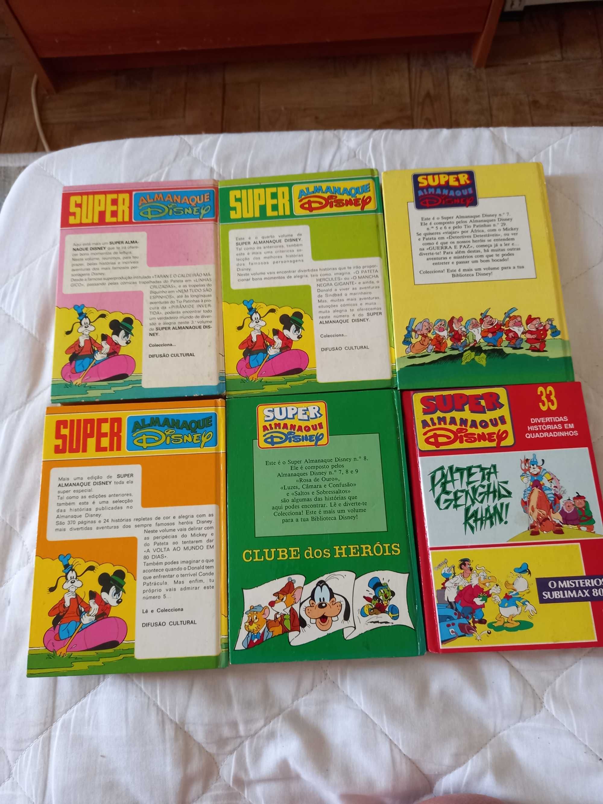 Vendo varios  livros de Super Almanaque Disney antigos