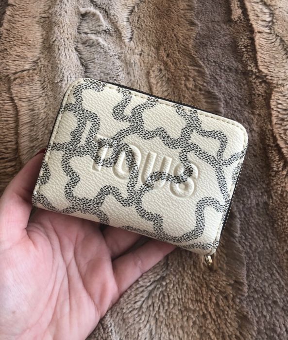 Porta-moedas bege Tous