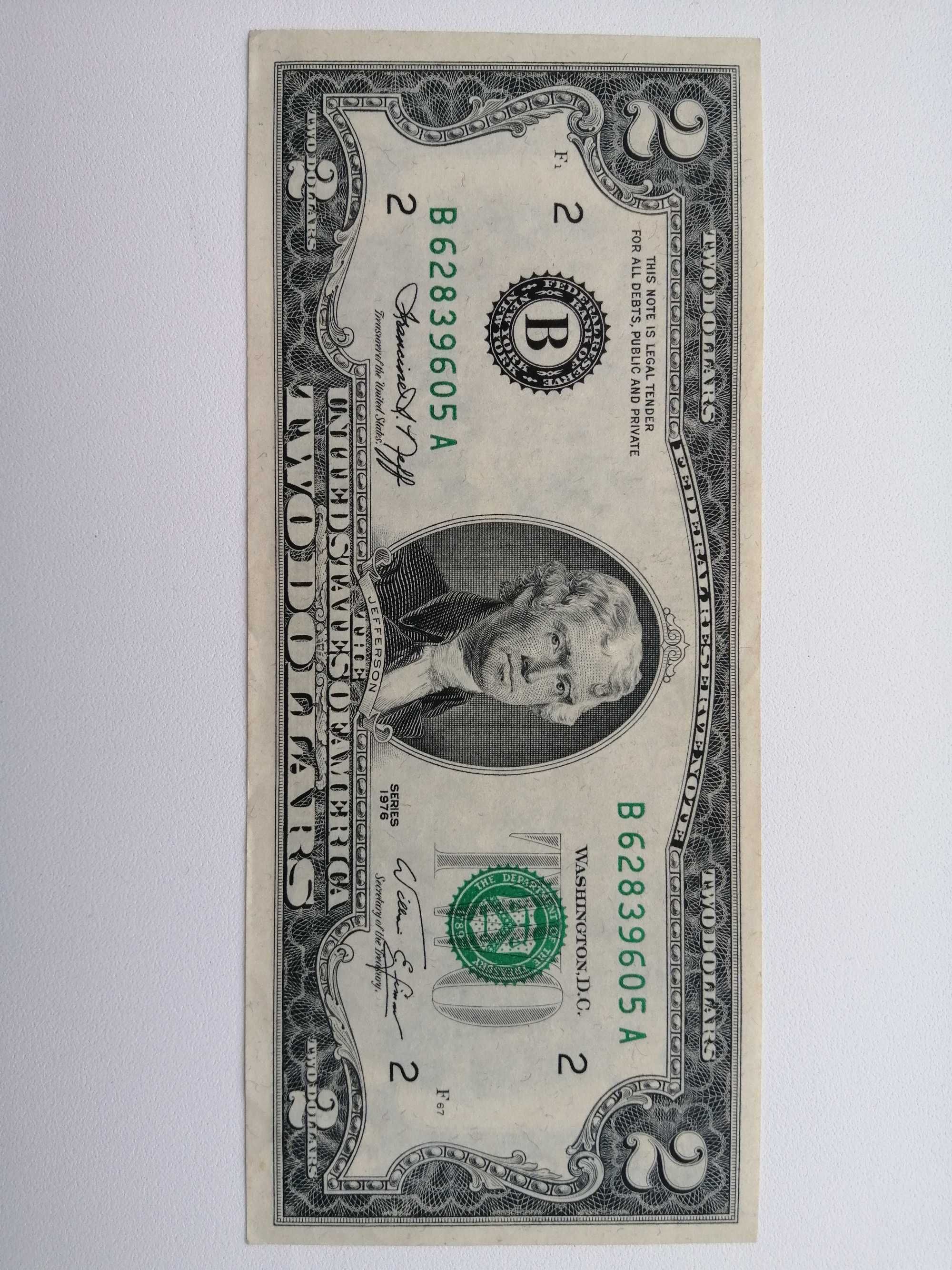 Банкнота 2 долари США