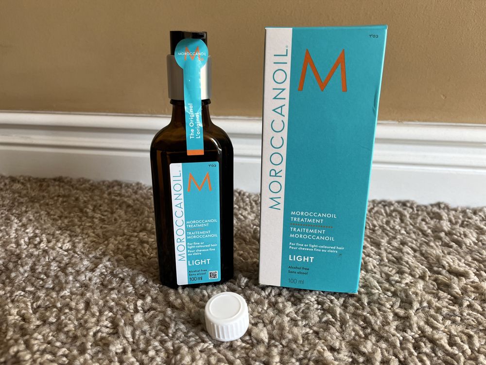 Moroccanoil Light 100ml olejek do włosów kuracja moroccan oil pompka