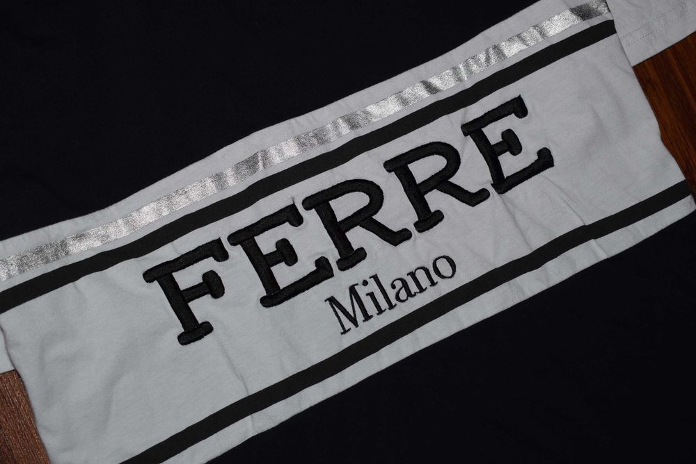 Gianfranco Ferré Milano Print T-Shirt (Мужская Премиальная Футболка )