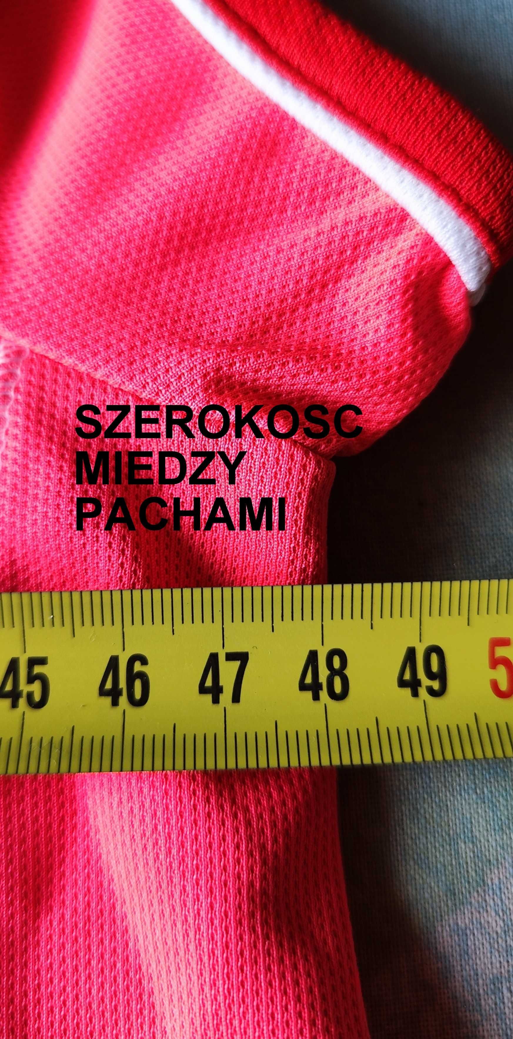 Sportowa bluzka koszulka oddychająca różowa malinowa  M/L