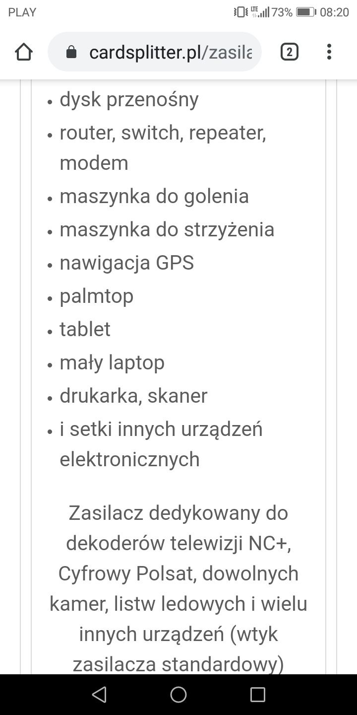 Zasilacz zasilacz