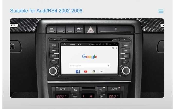 Auto Rádio Android Para Audi A4 S4 RS4 GPS DVD CD USB Bluetooth Canbus