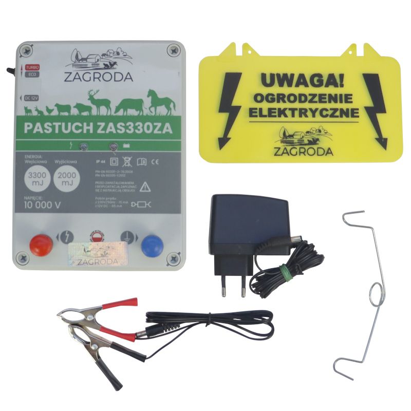 Elektryzator pastuch AS-3300 ogrodzenia elektrycznego ZAGRODA