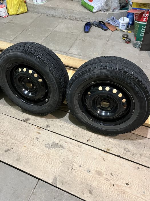 Продам комплект зимових коліс (шини з дисками) Ланос,Опель