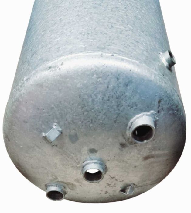 Bojler ocynkowany 100L z podwójną wężownicą Gruba Blacha 3