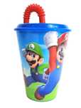 Kubek Ze Słomką Mario Bidon 430Ml