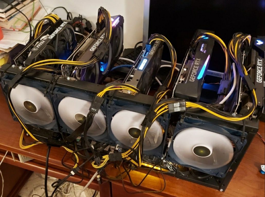 Rig com 5 graficas e acessório