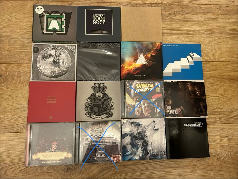 Kolekcja płyt Szpaku kękę łona