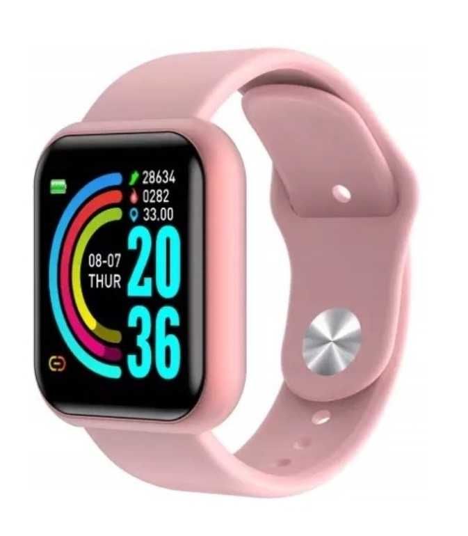 Smart Watch Opaska Sportowa Różowy Krokomierz Fitness FitPro