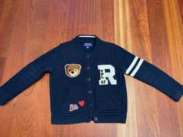 Granatowy sweter Ralph Lauren, 5lat