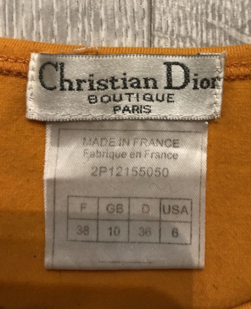 Bluzka z krótkim rękawem - Christian Dior 36