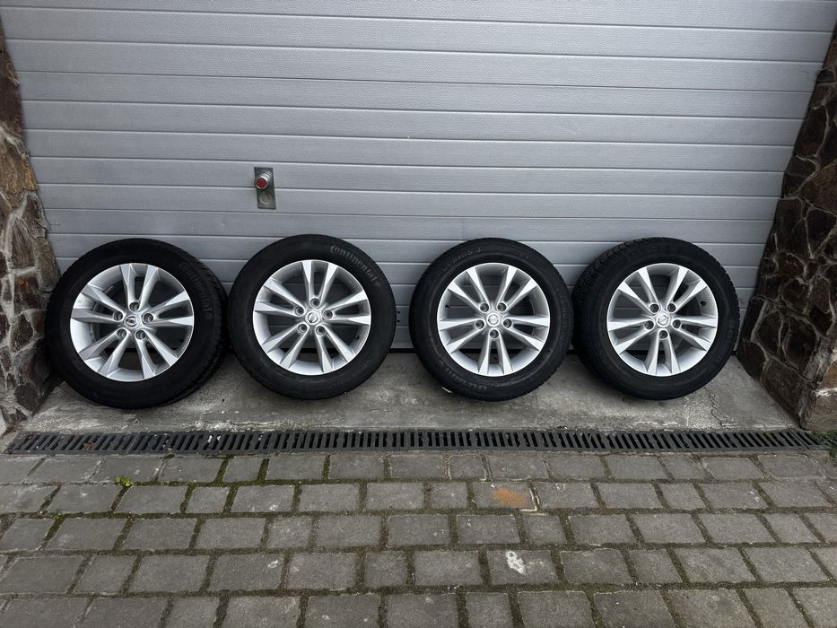 5/114.3 R16 205/60 Титанові Диски зимовими шинами megane qashqai