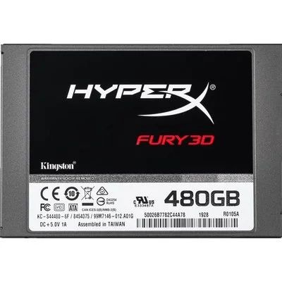 SSD диск Kingston HyperX Fury 3D 480GB