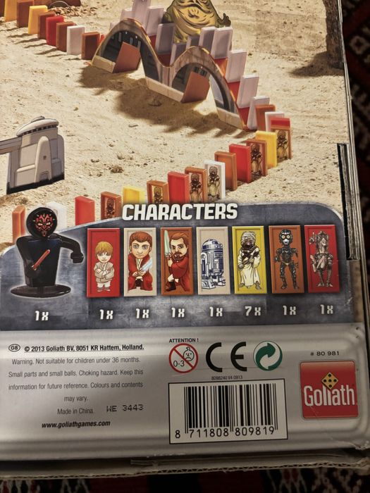 Jogo de estratégia Goliath Domino Express Tatooine Podrace Star Wars