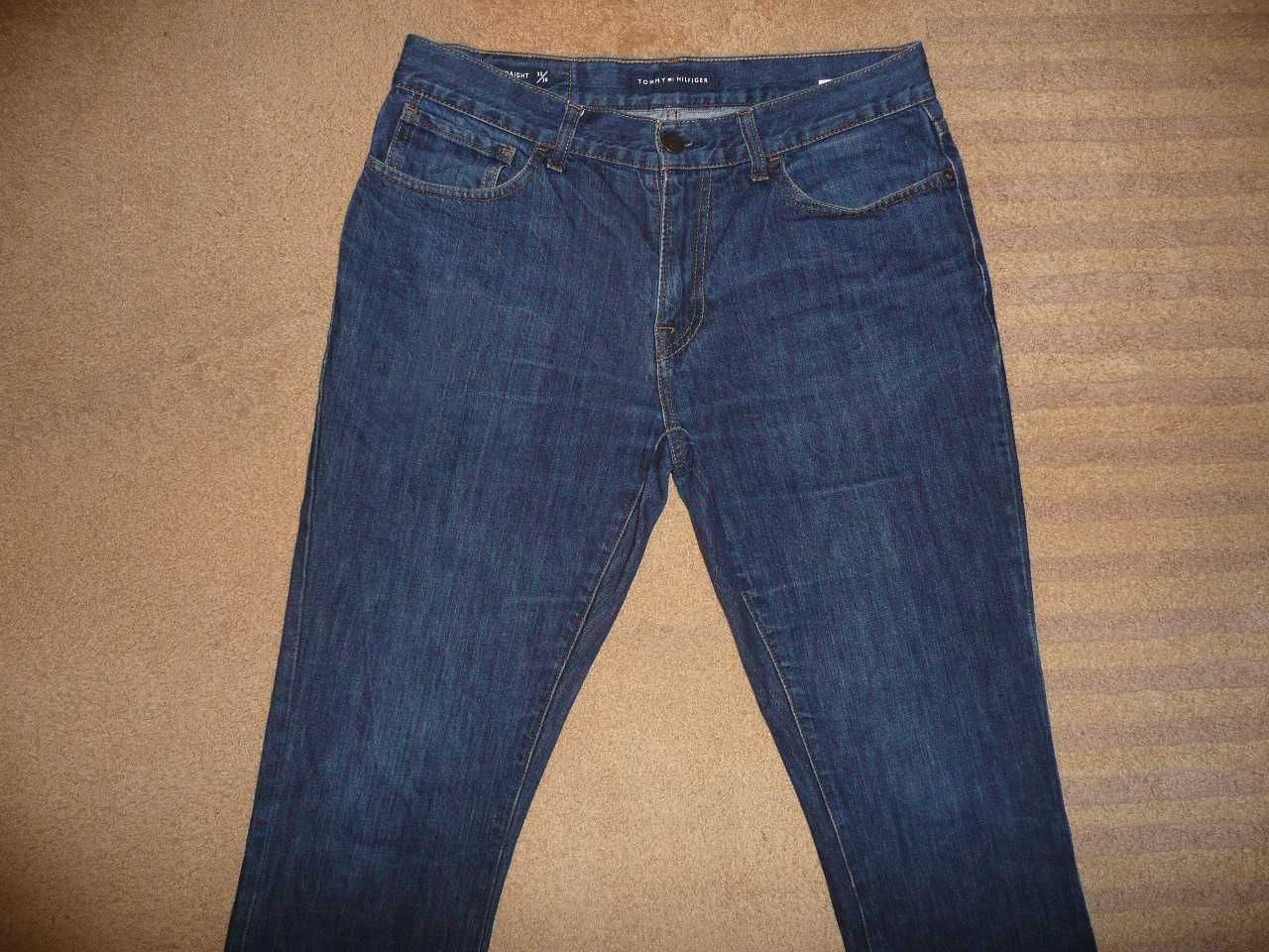 Spodnie dżinsy TOMMY HILFIGER W32/L30=43/101cm jeansy